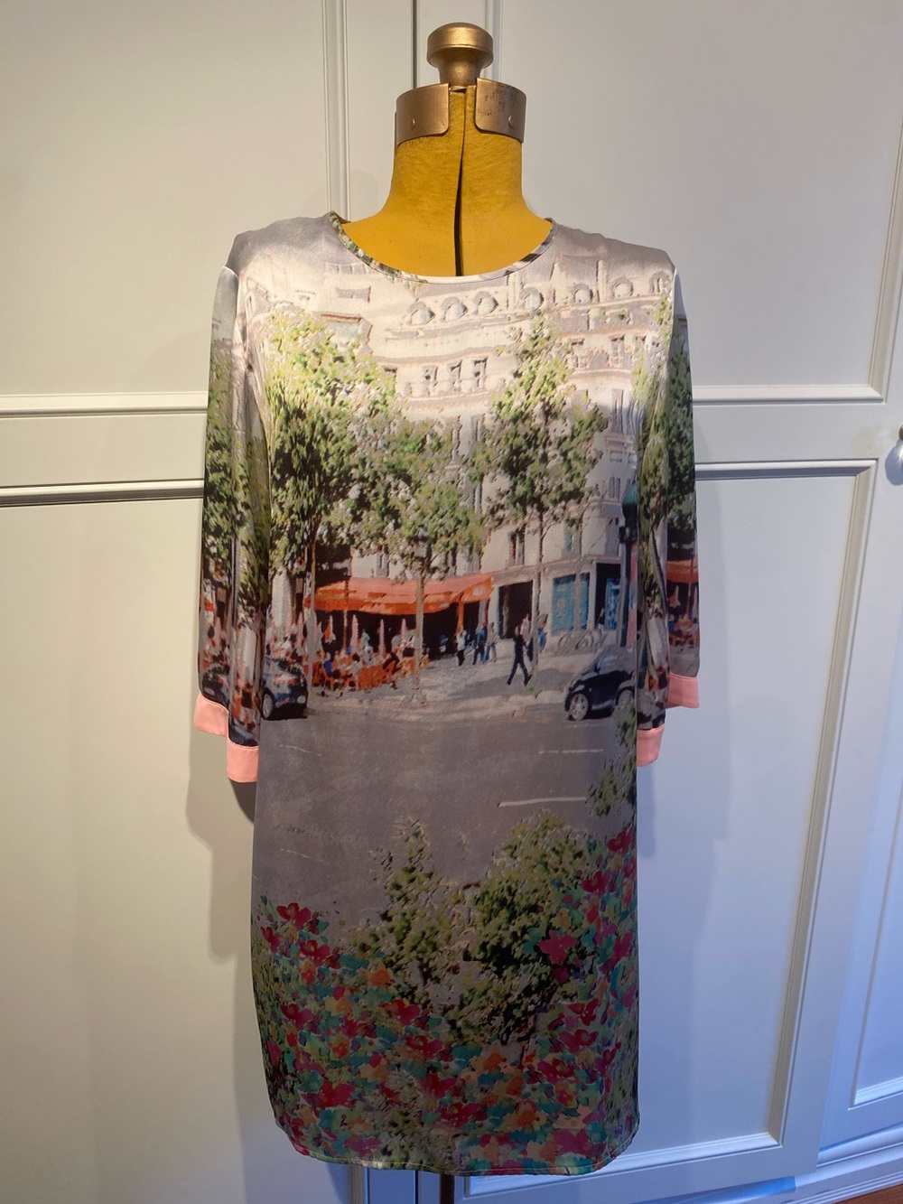 Satin Paris dress
